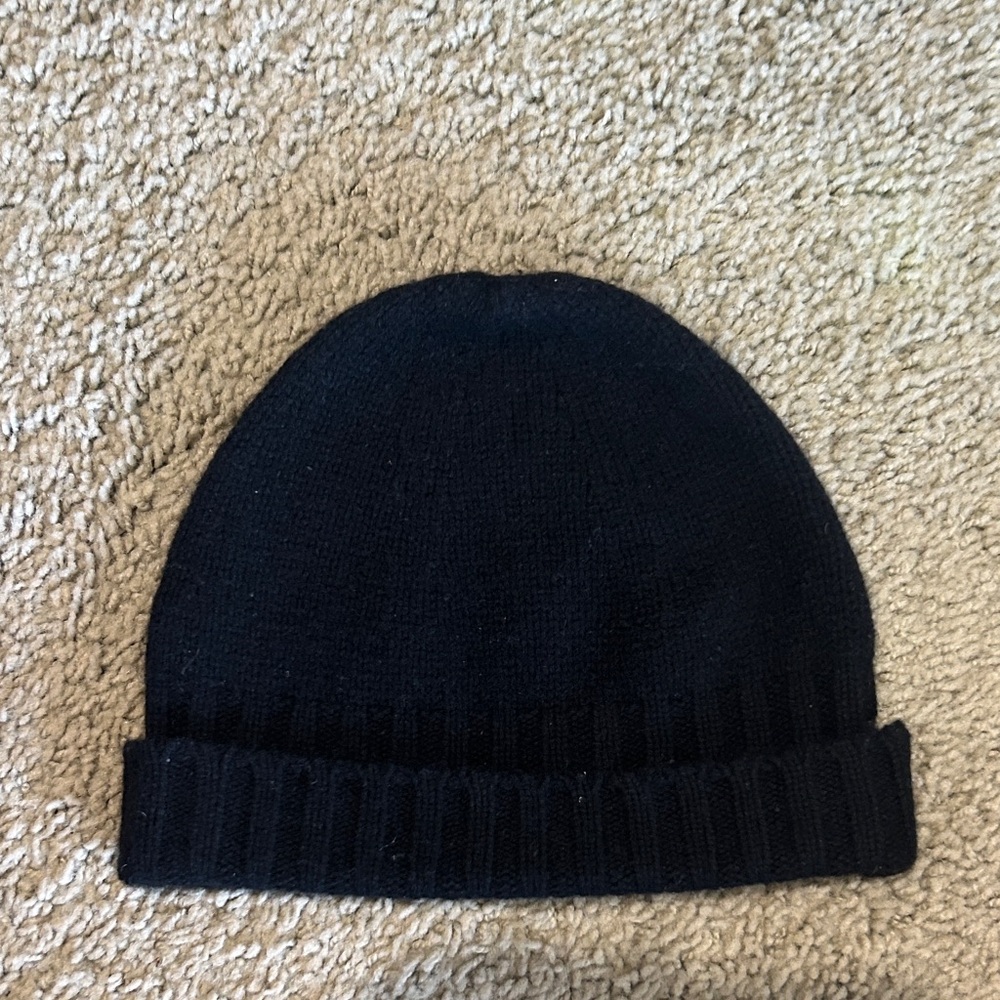 Classic Black Knit Beanie